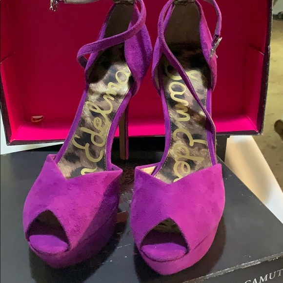 sam edelman purple heels